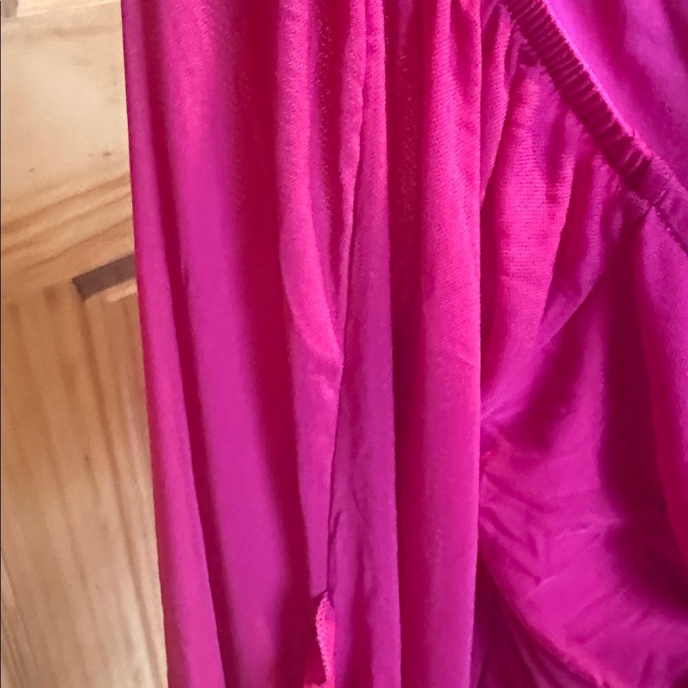 Pink Ruched Off-Shoulder Top - Picture 2 of 4